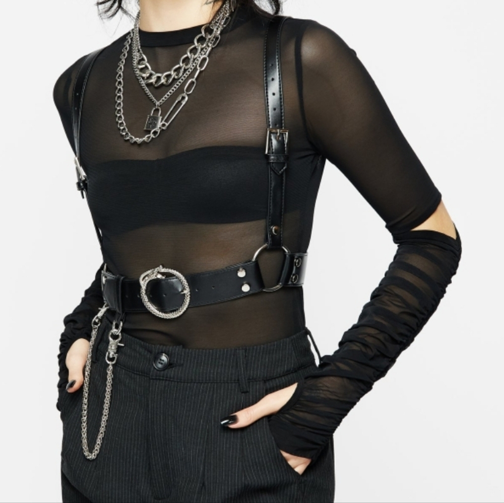 Disturbia Kaliya Snake Chain Harness - Picture 2 of 4